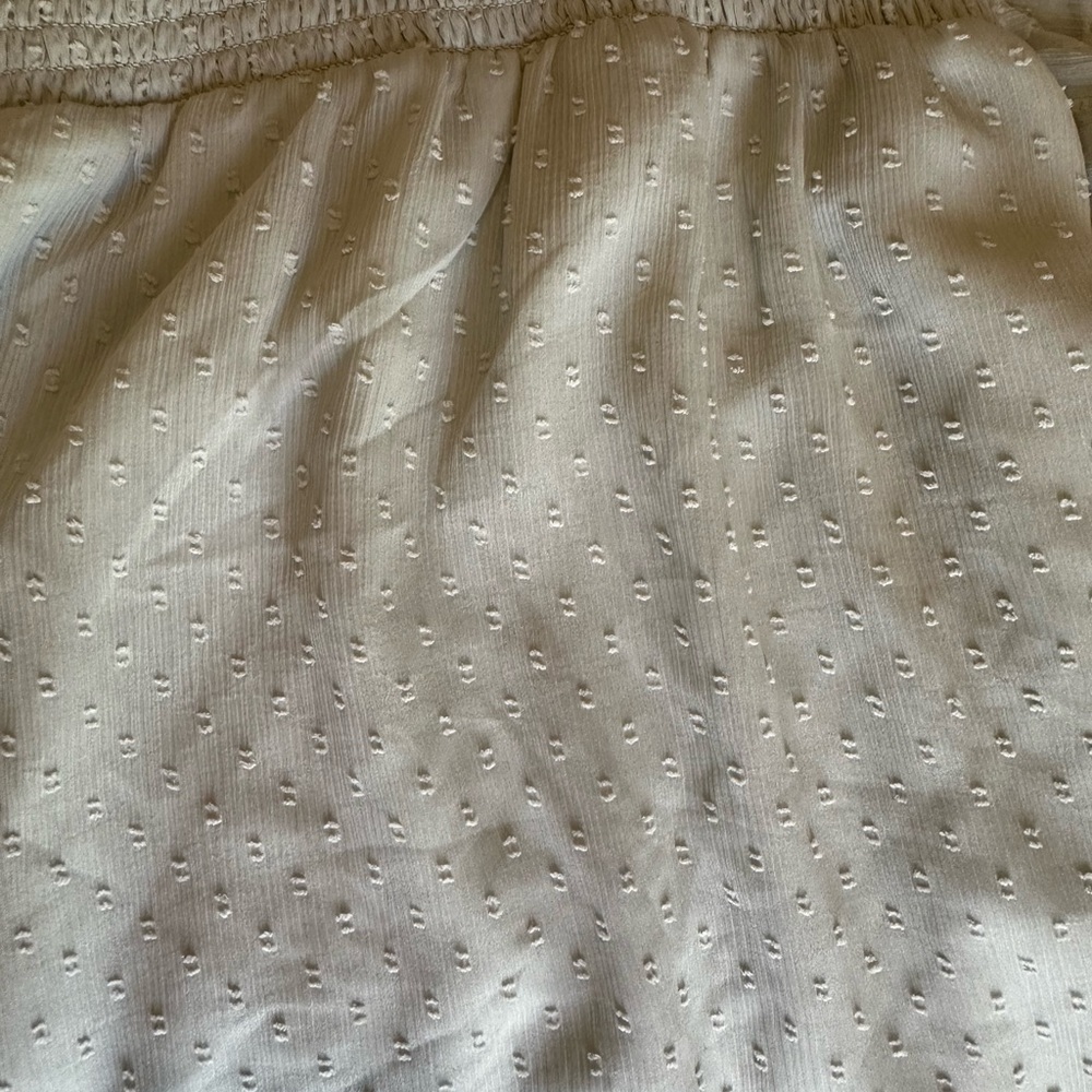 LOFT Light Green Ruffle Blouse - Picture 4 of 5